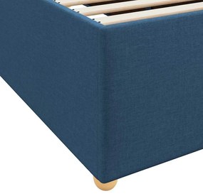 Ágykeret matracmal Kék 80 x 200 cm szövet