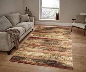 Taranto modern szőnyeg terra csíkos