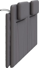 szürke műbőr fejtámla párna Viana 180 cm