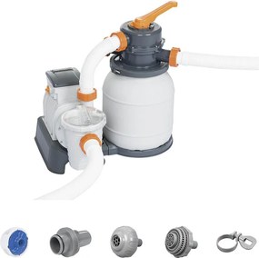 Flowclear Homokszűrős vízforgató 5,6 m³/h, ChemConnect vegyszeradagolóval