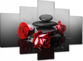Vászonkép 150x105 Vörös rózsák Spa