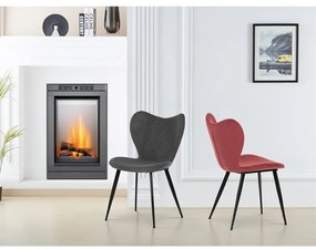 Piros Szövet Étkezőszék. DCL-1031 RED2