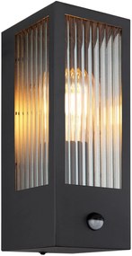 Globo Lighting Gundula kültéri fali lámpa 1x60 W fekete 31980S