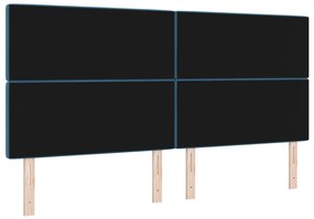 LED fejvédő sötétkék 100 cm bársony