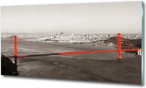 Fotó üvegkép New York panoráma 125x50