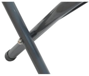 Összecsukható kempingpad fekete/szürke