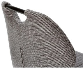 Szürke bárszék szett 2 db-os (ülésmagasság 65 cm) Muli – Marckeric