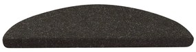 20 db fekete öntapadó lépcsőszőnyeg 65 x 22,5 x 3,5 cm