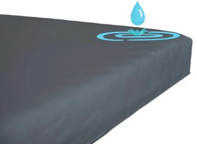 Jersey vízálló sztreccs lepedő Szürke Méretek: 70x140 cm