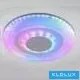 UNIVERSO Mennyezeti lámpa hangszóróval BT 72w CCT+ 9w RGB 4600lm ∅485×60mm átlátszó