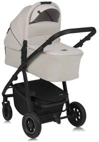 Lionelo - AMBER PLUS 2 az 1-ben kombinált babakocsi, homokbézs