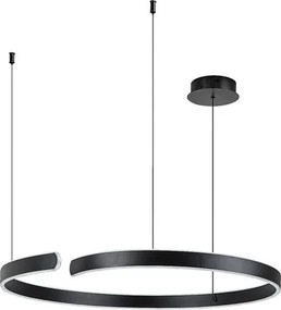 RÁBALUX 72115 SILNORA Modern Led Függesztett Lámpa Fekete IP20