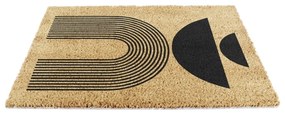 Kókuszrost lábtörlő 40x60 cm Half Moon – Artsy Doormats