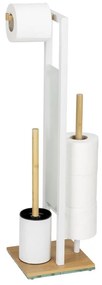 WENKO 26214100 - RIVALTA WC szett 18x70 cm barna/fehér