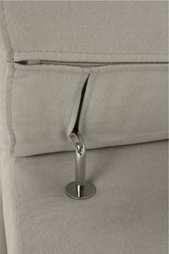 Sarokülőgarnitúra, szürke-bézs taupe, jobbos, FABIA