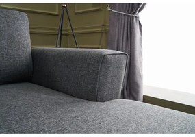 Antracitszürke sarokkanapé (U alakú) Eris – Balcab Home