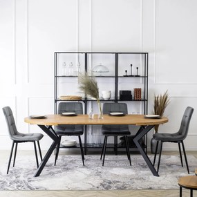 Szürke Bársony Étkezőszék. PERU