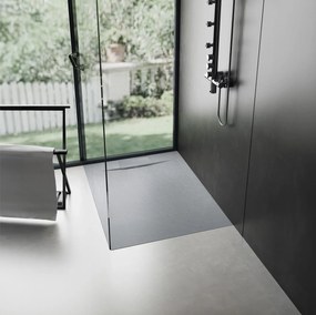 Zuhanytálca Bazalt Grey 90x90