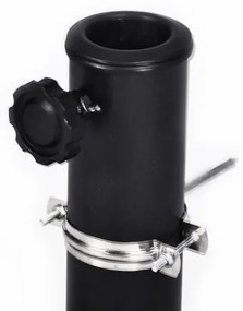 Balkon napernyő fékör alakú 270 cm terrakotta+kiegészítő