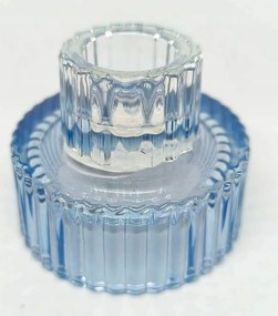 Üveg gyertyatartó 2 az 1-ben