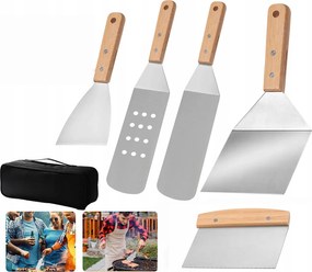 Grillező készlet Grill eszközök Rozsdamentes acél 304