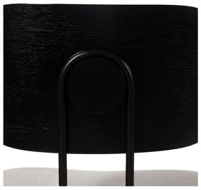 Fehér-fekete étkezőszék szett 4 db-os Cleo – Ixia