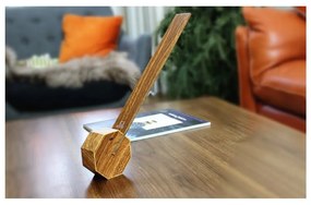 Barna LED asztali lámpa (magasság 38 cm) Octagon One – Gingko