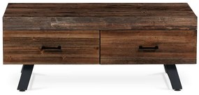 Dohányzóasztal 120×60 cm, Tömör Old Wood. AHG-536 PINE