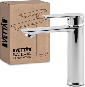 Álló csaptelep Vettä mosdó csaptelep mosogatóhoz króm alacsony