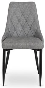 Szürke Szövet Étkezőszék. CORK 2