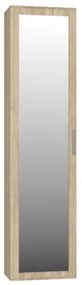 Odell Duo tükrös szekrény, 50x180x35 cm, sonoma