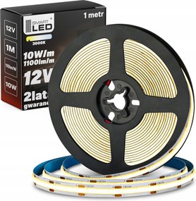 Led szalag Neon Cob Line 12V 1M 1100lm 10W Fehér Meleg Energiatakarékos