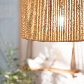 Toolight Szerszámlámpa BOHO, mennyezeti lámpa 25cm átmérővel 1xE27 APP1323-1CP, fekete-barna, OSW-02410