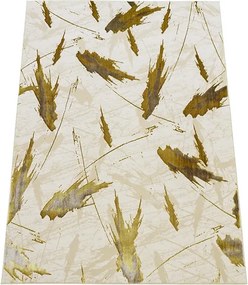 Szőnyeg 280x370 Bézs Arany Modern Hálószoba Nappali Puha Divatos