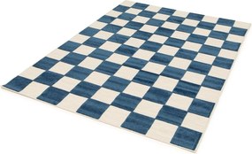 Kék-krémszínű kültéri-beltéri szőnyeg 160x230 cm Cuadros – Universal