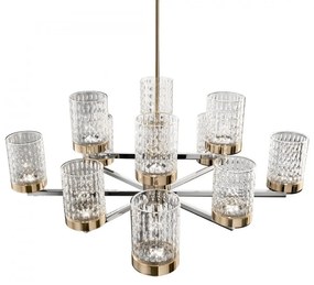 ITALAMP 725-8-4 QUARZO Kristály Csillár LED IP20