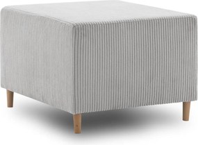 Fireze puff, kordbársony, szürke