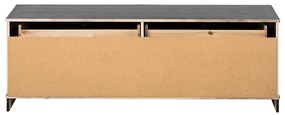 Sötétbarna borovi fenyő TV-állvány 137x47 cm Anita – Støraa