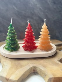 Christmas karácsonyi gyertyaszett, 5×5 cm – Set4