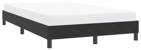 vidaXL ágykeret matrac nélkül Fekete 120x210 cm Bársony
