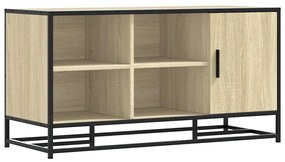 cipőpad Sonoma tölgy 100x40x53,5 cm Gépi fa és fém