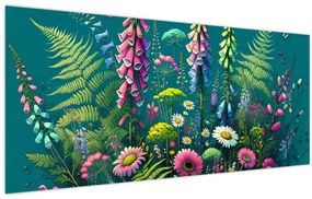 Kép - Mezei virágok (120x50 cm)
