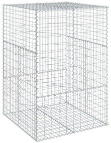 horganyzott vas gabion kosár fedéllel 100 x 100 x 150 cm