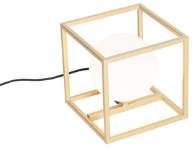 Aranyos asztali lámpa, fehér - Aniek