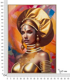 Festmény kerettel samira -b- 72x4,5x102cm