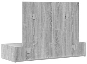 Fali öltözőasztal Szürke Sonoma 100x40x70 cm
