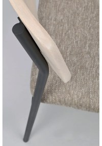 Bézs-natúr színű étkezőszék szett 2 db-os Maymont – Rowico