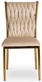 Krém Bársony Étkezőszék. DAN