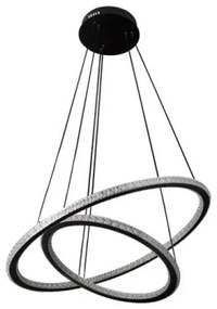 Fényerőszabályozható LED csillár kábeles felfüggesztéssel LED/150W/230V 3000-6500K + távirányító