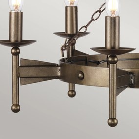 Elstead Lighting CROMWELL CW6-OLD-BRZ Csillár 6x60W/E14